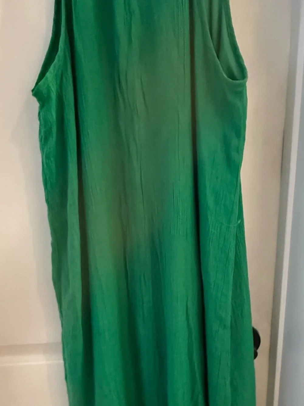 Mlle Gabrielle Emerald Green Sleeveless V-Neck Maxi Dress. new without tag - Picture 2 of 4